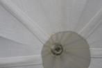 2x hanglamp ZUBEDA Light & living stof creme lampion Ø49 cm, Ophalen of Verzenden, Zo goed als nieuw, Stof