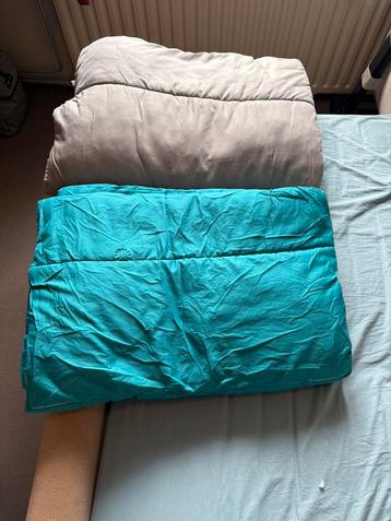 2x dekbed zonder overtrek. beschikbaar voor biedingen