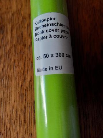 NIEUW in verpakking: kaftpapier / cadeaupapier, licht groen beschikbaar voor biedingen