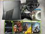 Xbox 360 S console Halo games set met controller, Spelcomputers en Games, Spelcomputers | Xbox 360, 250 GB, Met 1 controller, Gebruikt