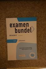 Examen bundel Wiskunde A Havo 2016/2017 9789006629200, Wiskunde A, Ophalen of Verzenden, Zo goed als nieuw, HAVO