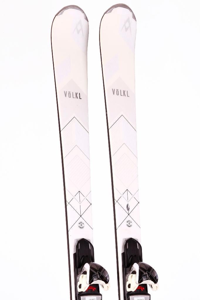 163 dames ski's VOLKL FLAIR SC, white, woodcore, Overige merken, 160 tot 180 cm, Gebruikt, Ophalen of Verzenden