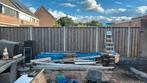 Houten schutting zonder palen, Ophalen, Gebruikt, Hout, Tuinhek