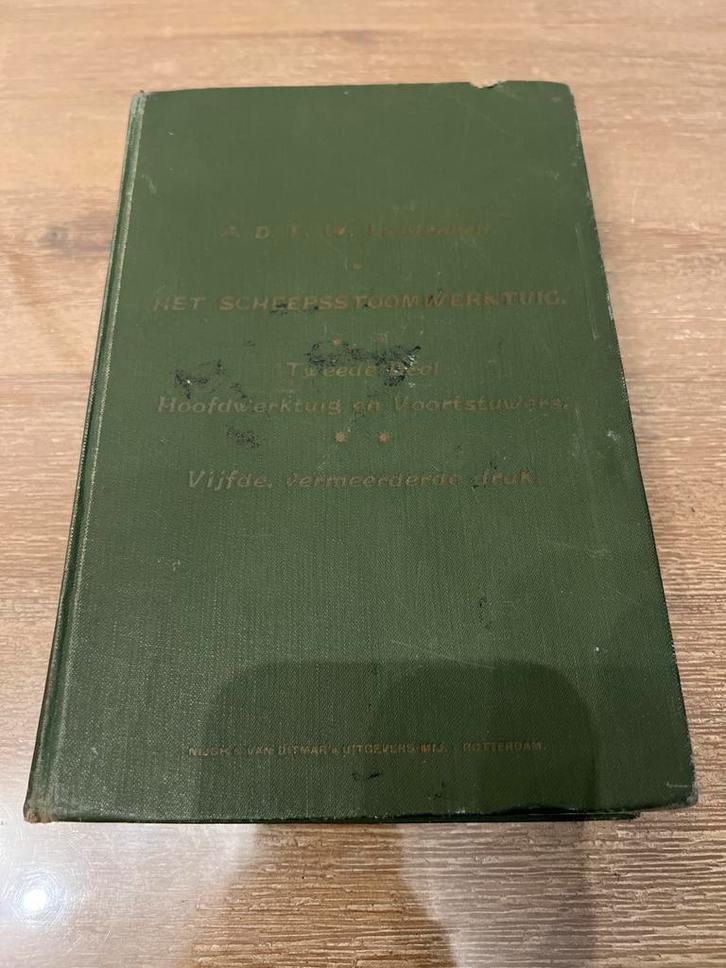 Het Scheepsstoomwerktuig - A.D.T.W. Loman Jr., Boeken, Techniek, Gelezen, Werktuigbouwkunde, Ophalen of Verzenden