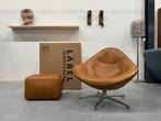 Nieuw Label Hidde Fauteuil Bovino Naturel leer Design stoel