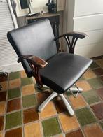 Kappersstoel, Ophalen, Gebruikt, Zwart