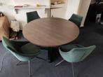 Ronde eettafel, diameter 128cm, Ophalen, Rond, Zo goed als nieuw, Vier personen