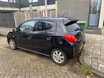 Mitsubishi Space Star 1.0 MPI 52KW 2015 Zwart, Auto's, Mitsubishi, Voorwielaandrijving, Stof, Elektrische ramen, Zwart