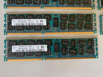 7x Hynix 16GB DDR3 ECC Registered RAM – PC3-12800R beschikbaar voor biedingen
