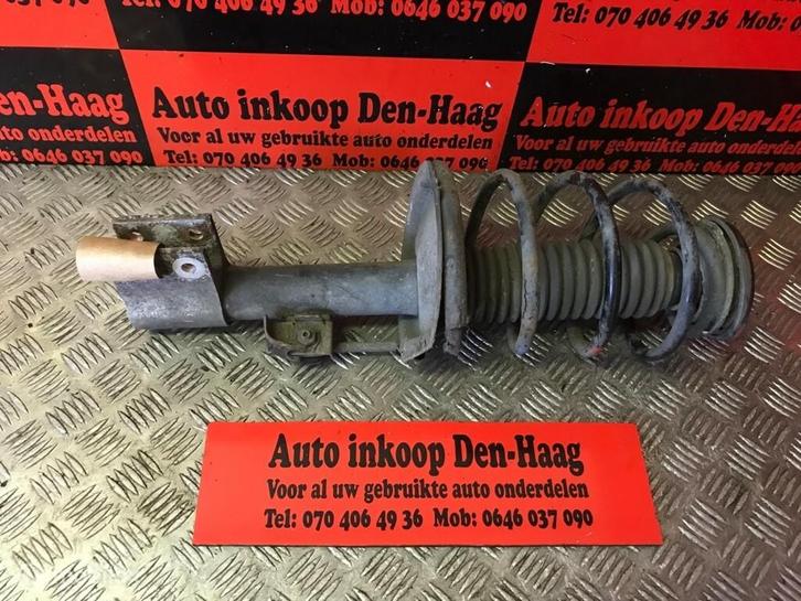 Peugeot 607 ('00-'10) 2.0/2.2 HDI Veerpoot Schokbreker L.V, Auto-onderdelen, Ophanging en Onderstel, Peugeot, Gebruikt, Ophalen of Verzenden