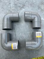 Pvc 50mm bochten (4), Doe-het-zelf en Verbouw, Buizen en Afvoer, Ophalen of Verzenden, Zo goed als nieuw