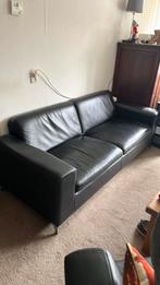 Mooie 2,5 zits echt leren bank te koop, Ophalen, Gebruikt, 150 tot 200 cm, Tweepersoons