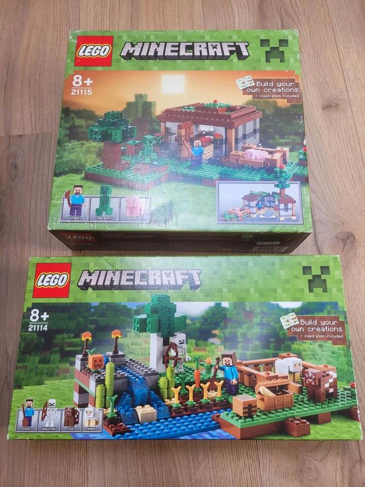 LEGO Minecraft 21115 en 21114, Kinderen en Baby's, Speelgoed | Duplo en Lego, Gebruikt, Lego, Complete set, Ophalen of Verzenden