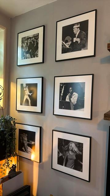 6 prachtige foto’s in strakke lijsten 41 x 41 beschikbaar voor biedingen