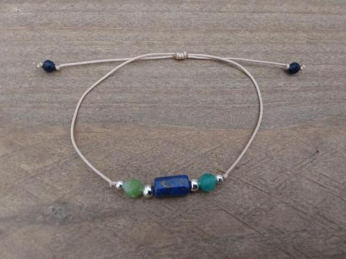 Natuursteen armband sterrenbeeld maagd, Sieraden, Tassen en Uiterlijk, Armbanden, Nieuw, Zilver, Overige kleuren, Met edelsteen