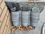 Wand Kweekpotten met Inzetstukken 6 in totaal, Tuin en Terras, Bloembakken en Plantenbakken, Ophalen, Tuin, Kunststof, Gebruikt