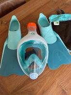 Subea easybreath snorkelset incl zwemvliezen, Ophalen of Verzenden, Zo goed als nieuw