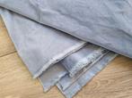 Grote lap ribstof, Hobby en Vrije tijd, Stoffen en Lappen, Blauw, 120 cm of meer, Ophalen of Verzenden, Ribstof