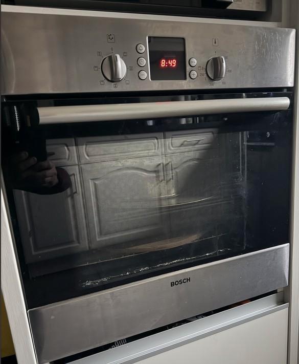 Oven, Witgoed en Apparatuur, Ovens, Gebruikt, Inbouw, Oven met grill, 45 tot 60 cm, 45 tot 60 cm, Hete lucht, Ophalen