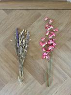 Droogbloemen boeket, lavendel + zijden bloem wolfbes, Huis en Inrichting, Ophalen of Verzenden, Nieuw