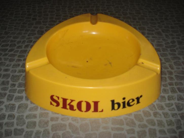 Skol   Asbak  groot  21 cm, Verzamelen, Biermerken, Zo goed als nieuw, Overige typen, Overige merken, Ophalen of Verzenden