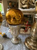 #Kerst heksenbal kugel gouden bol, Gebruikt, T, Ophalen of Verzenden, N