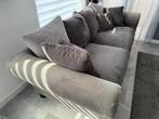 Luxe kasteel bank - Stijlvol grijs - Modern en klassiek, Huis en Inrichting, Banken | Bankstellen, Ophalen, 250 tot 300 cm, Gebruikt