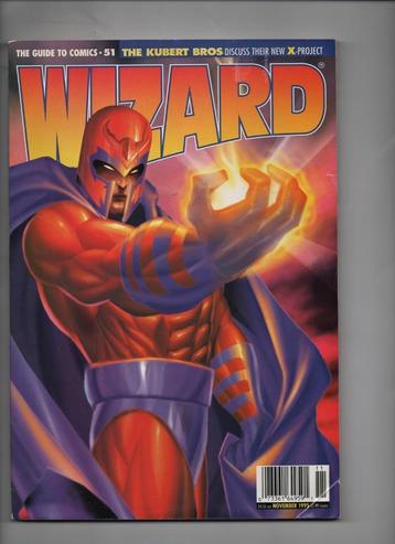 tijdschrift Wizard, the guide to comics, november 1995 beschikbaar voor biedingen