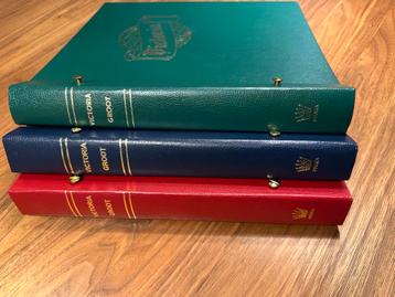 3 Victoria Groot Postzegelalbums - Nieuwstaat! beschikbaar voor biedingen