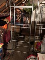 Aluminium krattenrek stelling 3 stuks zonder kratten, Ophalen, Minder dan 35 cm, Zo goed als nieuw, Krat