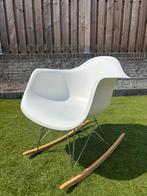 Kuip schommelstoel, Huis en Inrichting, Stoelen, Ophalen, Zo goed als nieuw, Wit, Eén