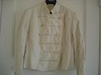Pauw jasje maat 3 zijde Feest, Kleding | Dames, Beige, Zo goed als nieuw, Jasje, Ophalen