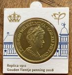 Replica gouden tientje 1911 Wilhelmina, Postzegels en Munten, Koningin Wilhelmina, Ophalen of Verzenden, 10 gulden, Losse munt