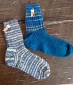 Nieuwe sokken mt 43/44 handgebreide blauw, Ophalen of Verzenden, Nieuw, Maat 43 t/m 46, Blauw
