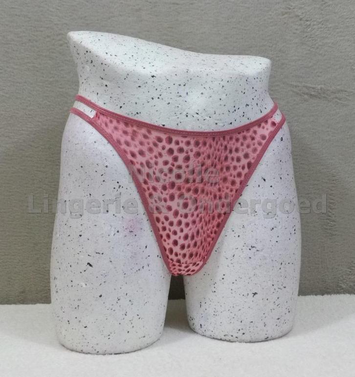 String roze maat S en M (376), Kleding | Dames, Ondergoed en Lingerie, String, Roze, Ophalen of Verzenden