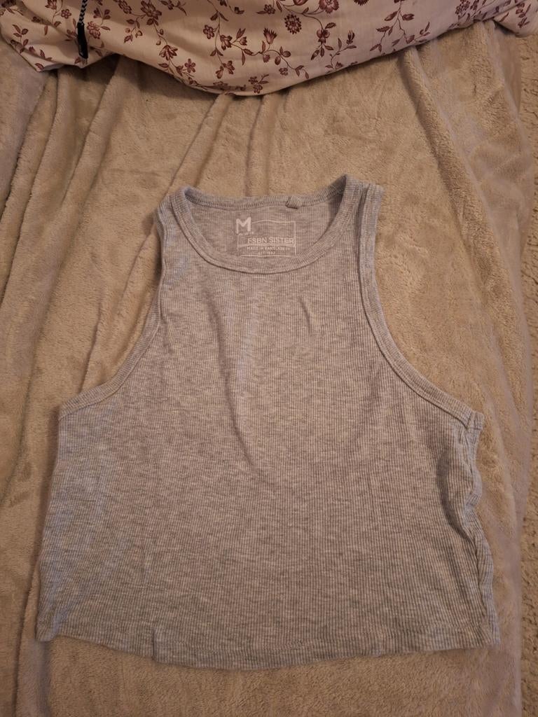 Lichtgrijze Croptop New Yorker - Goede Staat, Kleding | Dames, New Yorker, Ophalen of Verzenden, Zo goed als nieuw, Grijs