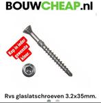Glaslatschroeven rvs, Doe-het-zelf en Verbouw, Glas en Ramen, Ophalen of Verzenden, Nieuw, 80 tot 120 cm, Dakraam
