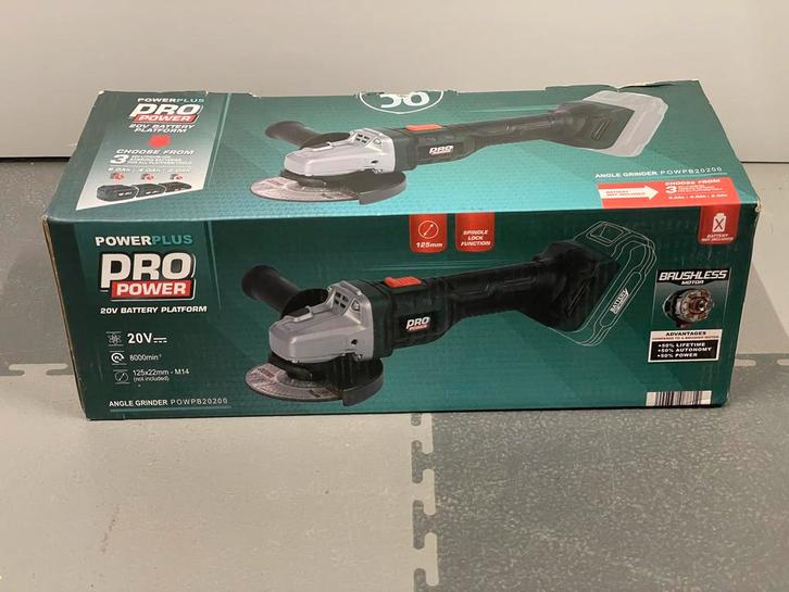 Powerplus Pro Accu Haakse Slijper Nieuw in Doos, Doe-het-zelf en Verbouw, Gereedschap | Schuurmachines, Nieuw, Overige typen, Ophalen of Verzenden