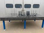 Opspantafel 2990x1490x15 mm 3 D uitvoering met opspanset 28, Verzenden, Zo goed als nieuw