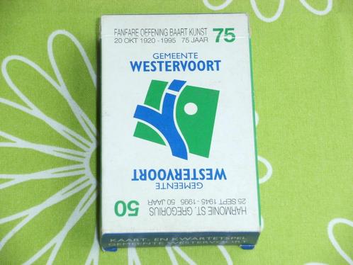Gemeente Westervoort speelkaarten / kwartet, Verzamelen, Speelkaarten, Jokers en Kwartetten, Zo goed als nieuw, Kwartet(ten), Ophalen of Verzenden