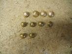 Koperen uniformknopen, Verzamelen, Ophalen of Verzenden, Landmacht, Nederland, Kleding of Schoenen