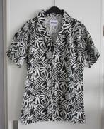 blouse zwart wit print met bloemen maat m, Kleding | Dames, Blouses en Tunieken, Ophalen of Verzenden, Gedragen, Maat 42/44 (L)