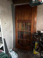 Glas in lood jaren 30 deuren x 2, Doe-het-zelf en Verbouw, Deuren en Horren, Ophalen, Gebruikt, 80 tot 100 cm, Binnendeur