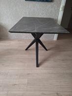 Eettafel met 2 eetkamerstoelen, Ophalen, 100 tot 150 cm, 50 tot 100 cm, Zo goed als nieuw