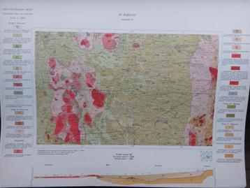78 / Geologische kaart uit 1930 van Almelo kwartblad IV beschikbaar voor biedingen