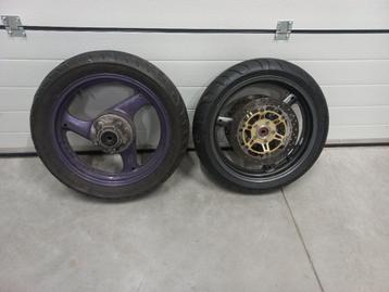 set wielen velgen Suzuki GSXF GSXR 600 750 SRAD + schijven beschikbaar voor biedingen