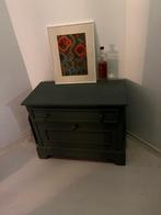 Mooie groene antieke kast, Ophalen of Verzenden, Zo goed als nieuw, 65 cm of meer