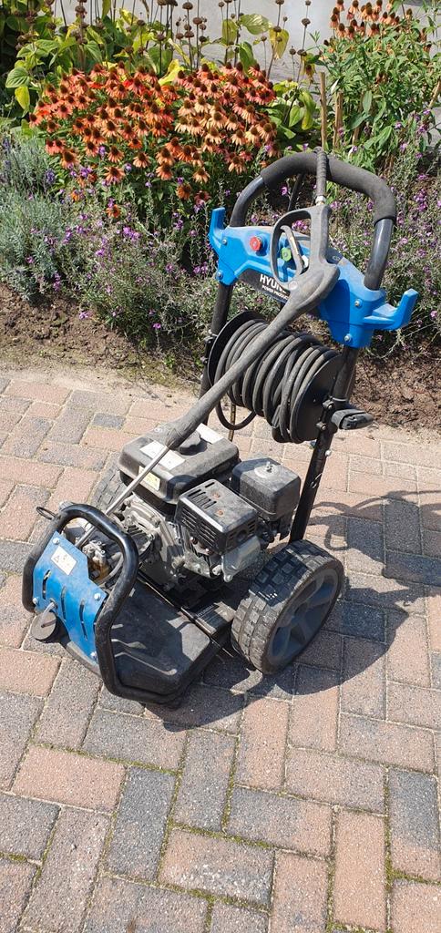 Hyundai Hogedrukreiniger Benzine - Gebruikt, Tuin en Terras, Hogedrukreinigers, Gebruikt, Benzine, Met regelbare waterdruk, Ophalen