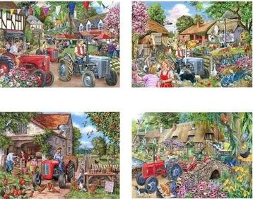 House of Puzzles - Farmer's Friends - 4x250XL stukjes beschikbaar voor biedingen