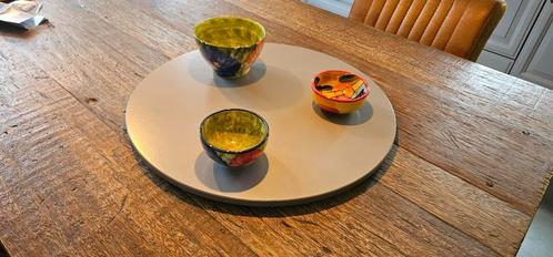 Draaiplateau op tafel voor hapjes of spelletjes, Huis en Inrichting, Keuken | Keukenbenodigdheden, Zo goed als nieuw, Verzenden